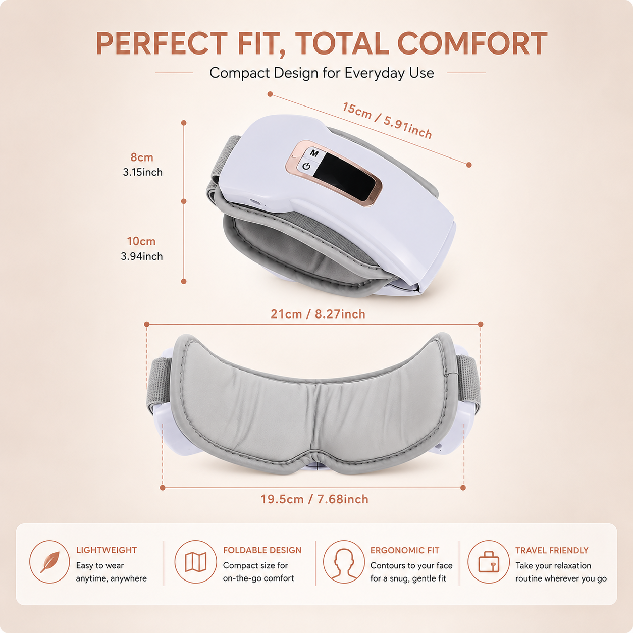 Gleva Heated Eye Massager for Mothers To Be