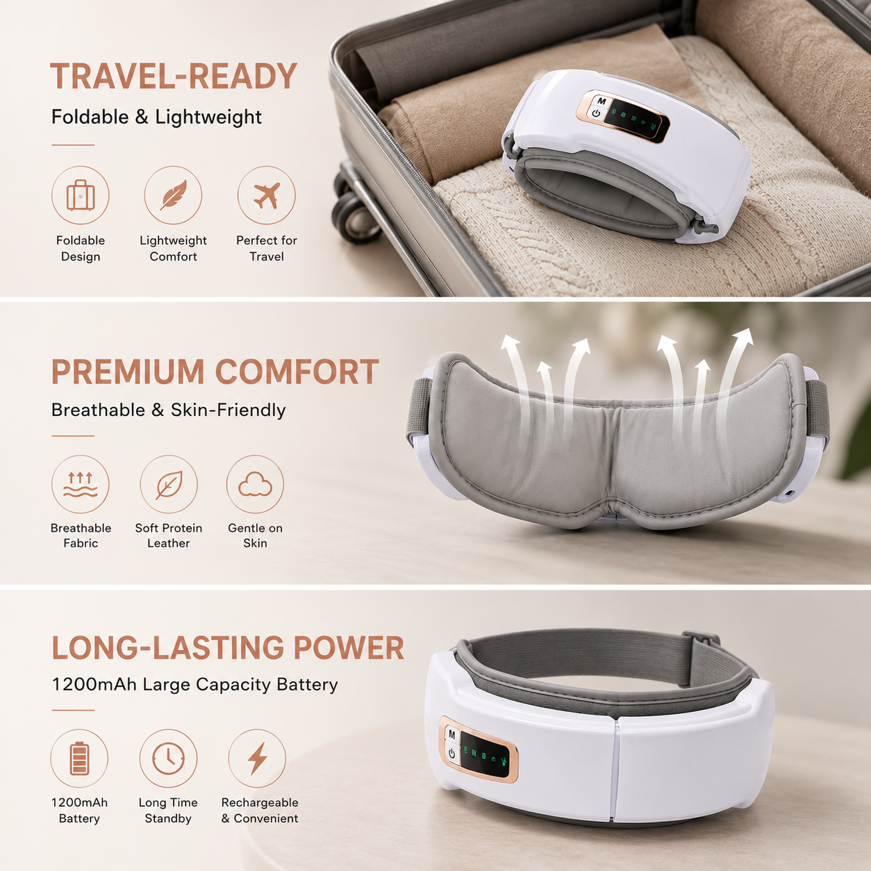 Gleva Heated Eye Massager for Mothers To Be