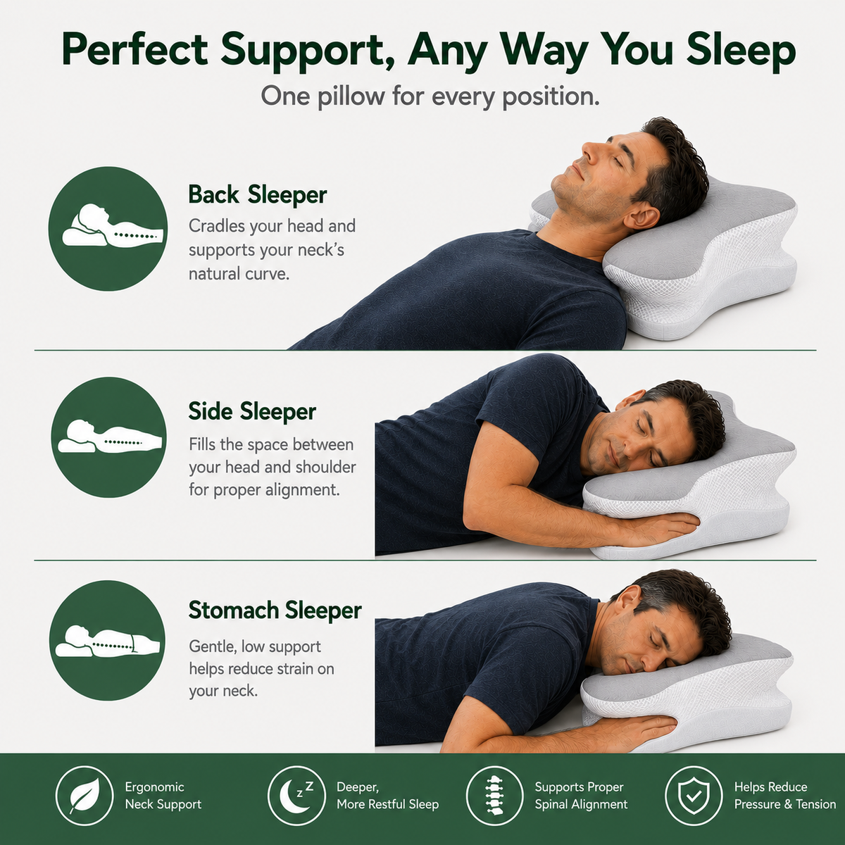 The Gleva Cervical Pillow