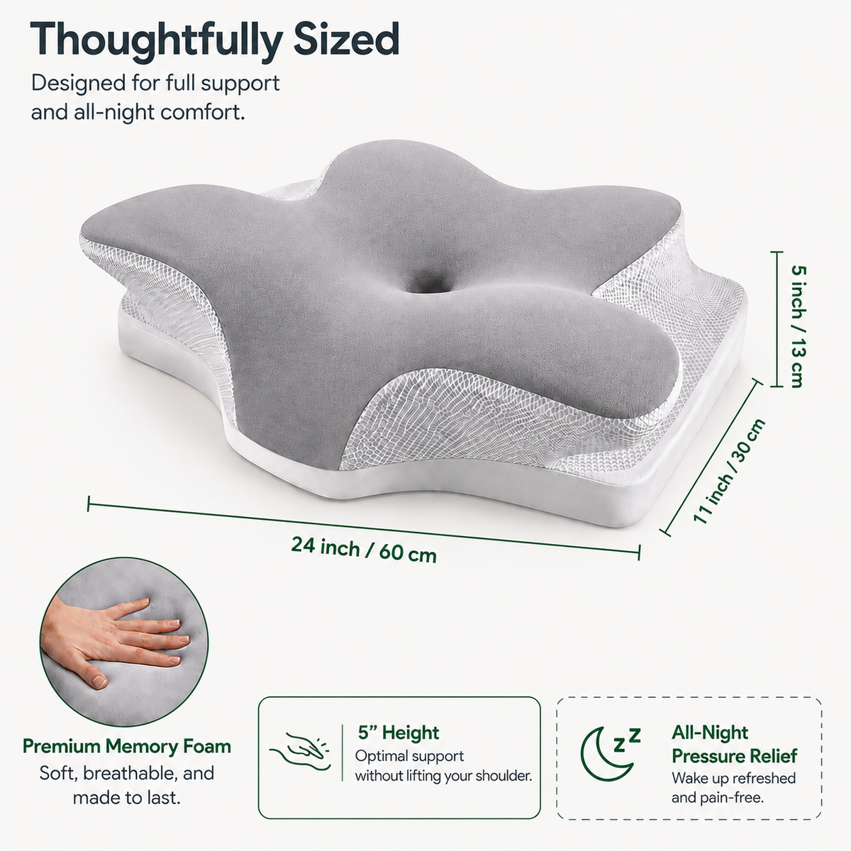 The Gleva Cervical Pillow